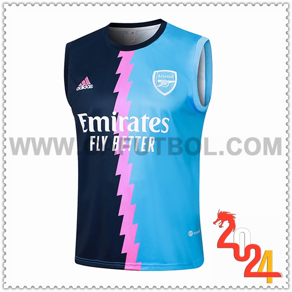 Chalecos De Futbol Arsenal Azul/Rosa 2024 2025