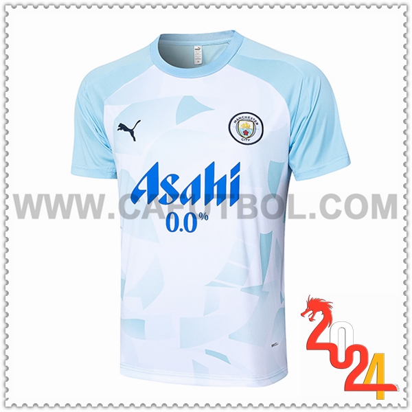 Camiseta Entrenamiento Manchester City Azul Claro 2024 2025
