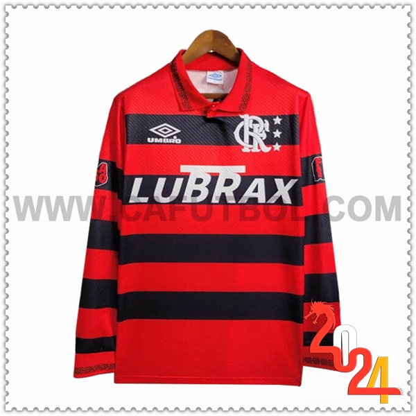 Primera Camiseta Retro Flamengo Mangas largas 1994/1995