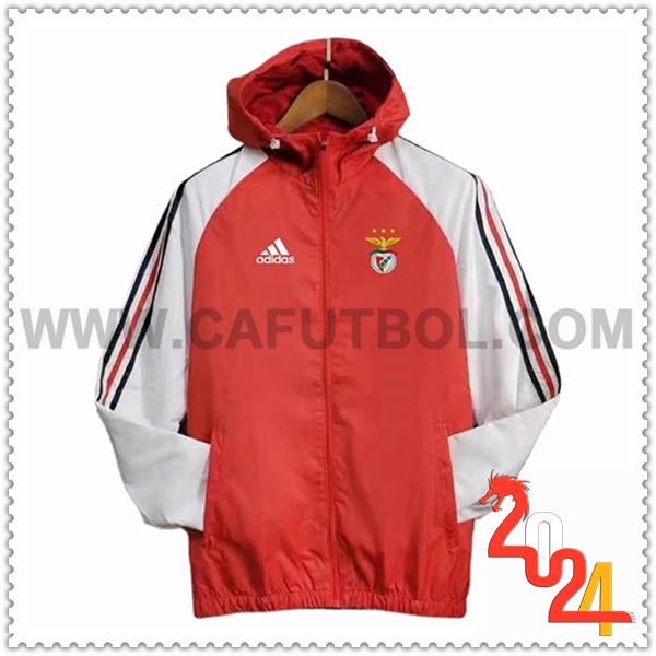 Rompevientos Benfica Rojo/Blanco 2024 2025