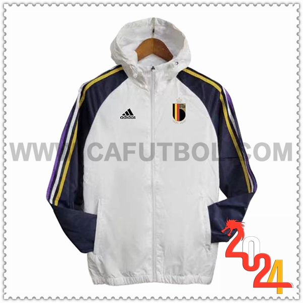 Rompevientos Bélgica Blanco/Azul 2024 2025