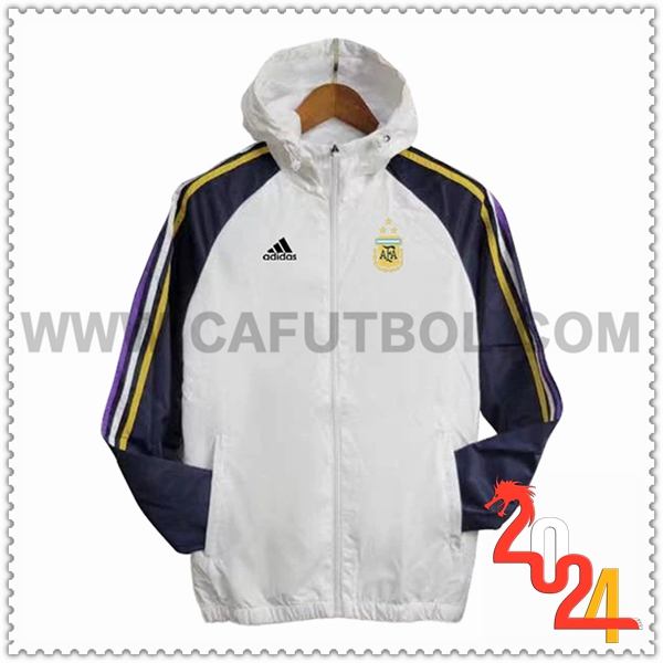 Rompevientos Argentina Blanco/Azul 2024 2025