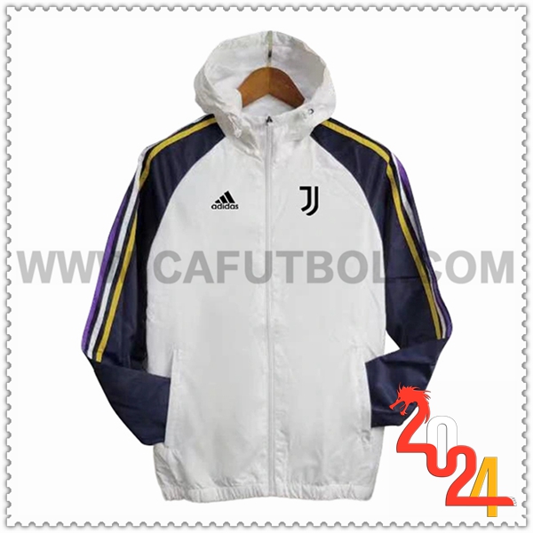 Rompevientos Juventus Blanco/Azul 2024 2025