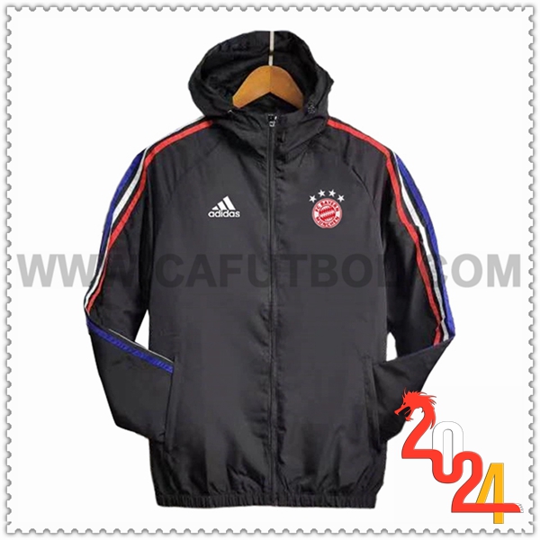 Rompevientos Bayern Munich Negro 2024 2025