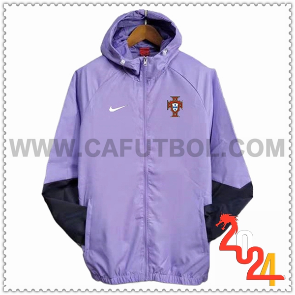 Rompevientos Portugal Violeta/Negro 2024 2025