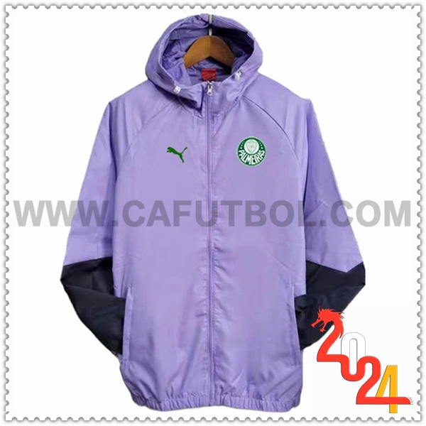 Rompevientos Palmeiras Violeta/Negro 2024 2025