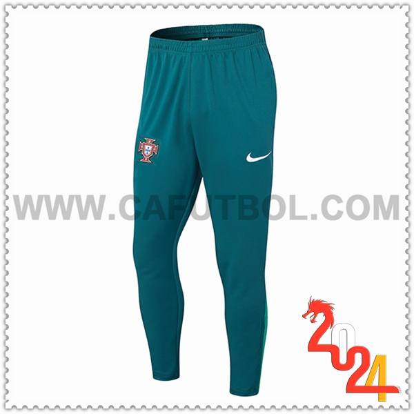 Pantalon Entrenamiento Portugal Verde 2024 2025