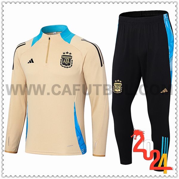 Chandal Futbol Argentina Amarillo/Azul 2024 2025