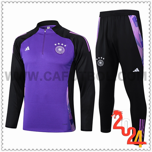 Chandal Futbol Alemania Violeta/Negro 2024 2025 -02