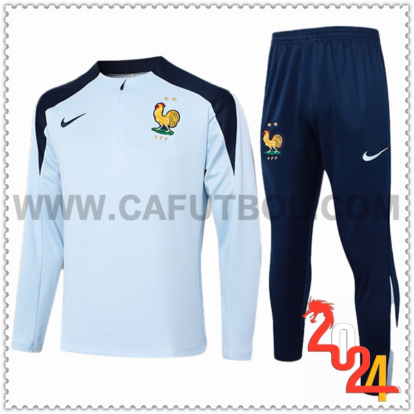 Chandal Futbol Francia Azul Claro 2024 2025 -02