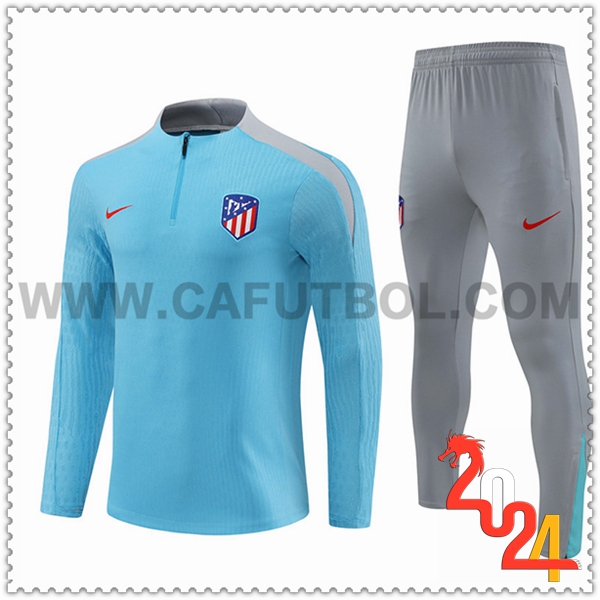 Chandal Futbol Atletico Madrid Azul Claro 2024 2025