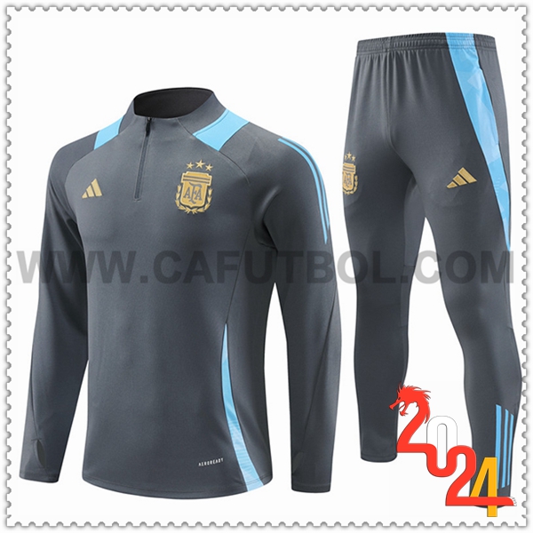 Chandal Futbol Argentina Gris/Azul 2024 2025