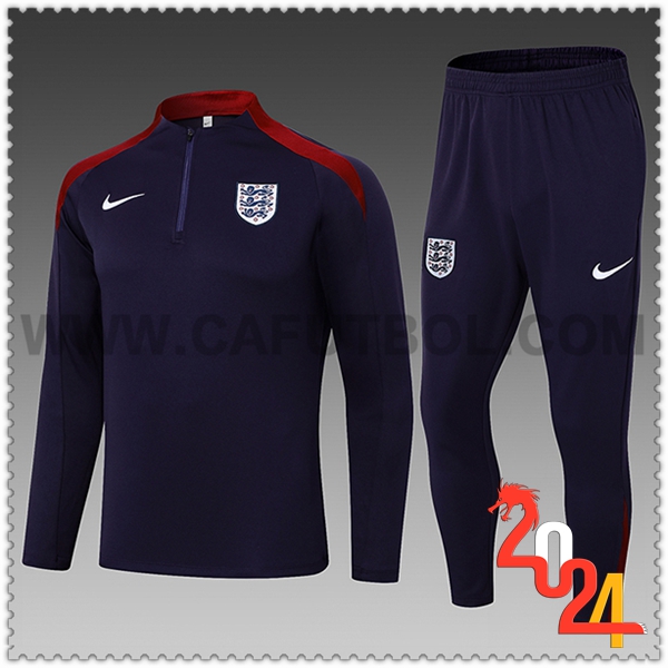 Chandal Futbol Inglaterra Ninos Púrpura/Rojo 2024 2025