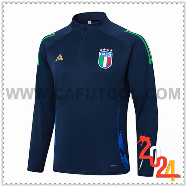 Sudadera Entrenamiento Italia azul real 2024 2025