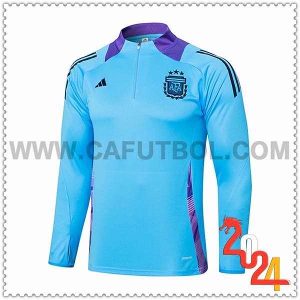 Sudadera Entrenamiento Argentina Azul/Violeta 2024 2025