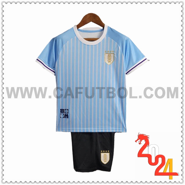Primera Equipacion del Uruguay Ninos 2024 2025
