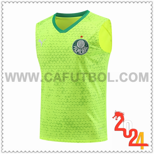 Chalecos de Futbol Palmeiras Verde/Amarillo 2024 2025