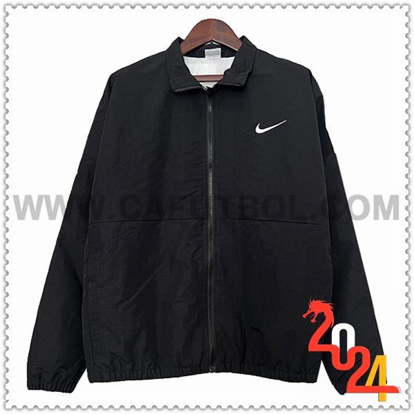 Rompevientos Nike Negro/Blanco 2024 2025 -02