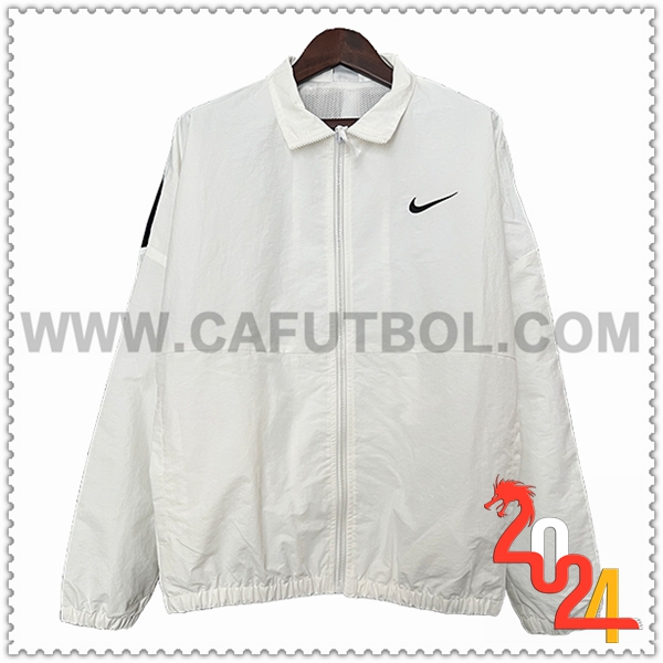 Rompevientos Nike Blanco/Negro 2024 2025