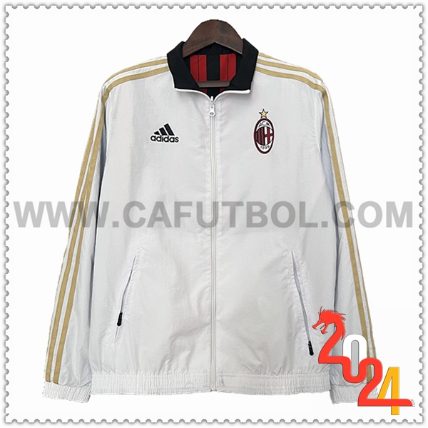 Rompevientos AC Milan Blanco/Blanco 2024 2025