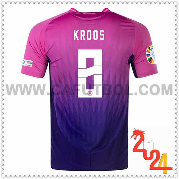 Segunda Camiseta Equipo Alemania KROOS #8 2024 2025