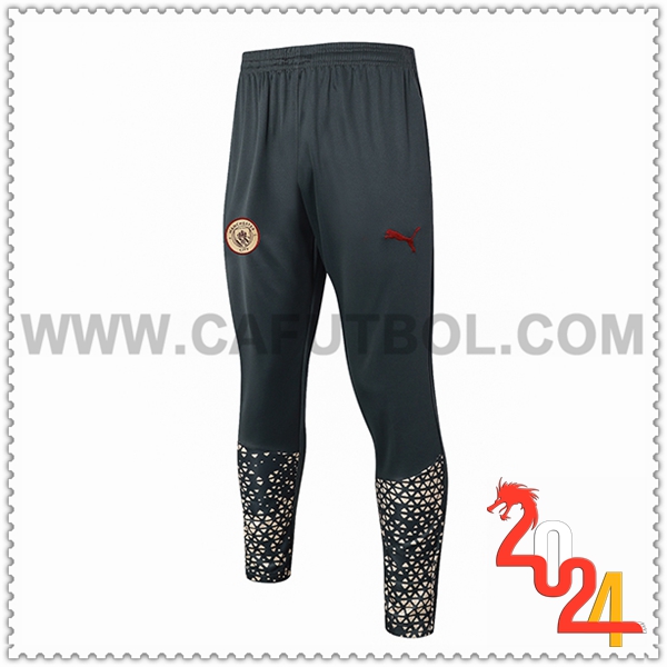 Pantalones Entrenamiento Manchester City Gris 2024 2025