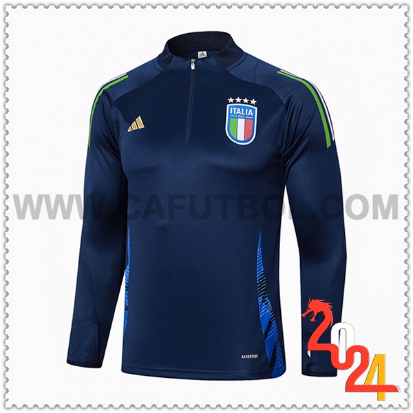 Sudadera Entrenamiento Italia azul real 2024 2025