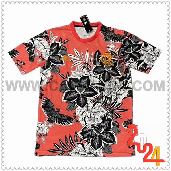 Camiseta Futbol Flamengo Rojo Edicion especial 2024 2025