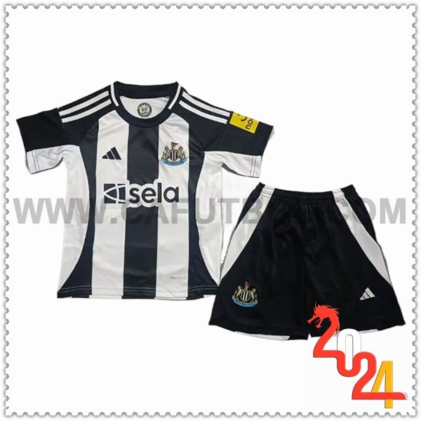 Primera Equipacion del Newcastle United Ninos 2024 2025