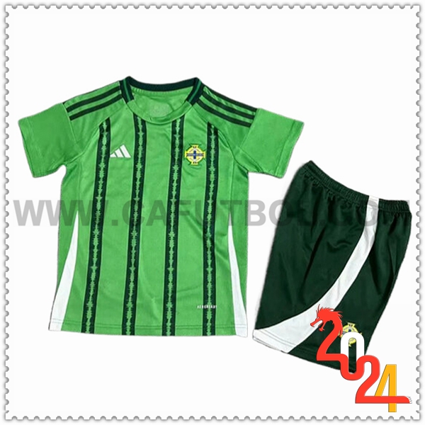 Primera Equipacion del Irlanda del Norte Ninos 2024 2025