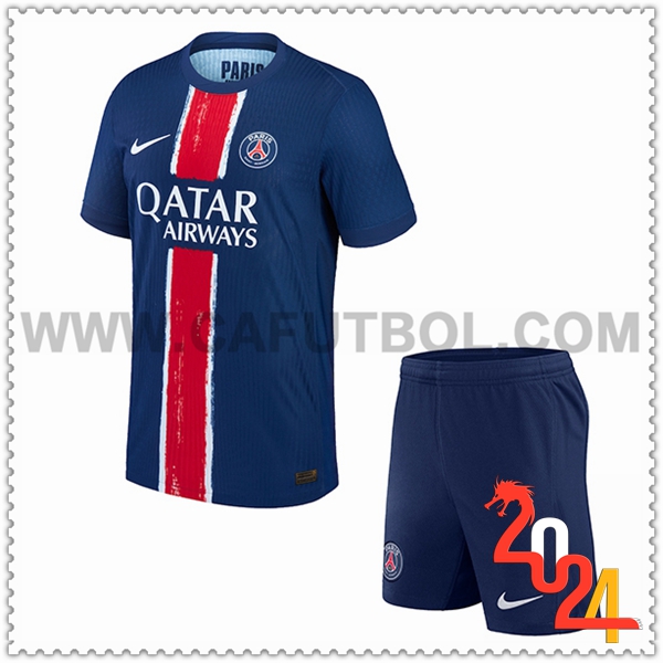 Primera Nuevo Equipacion del PSG Ninos 2024 2025