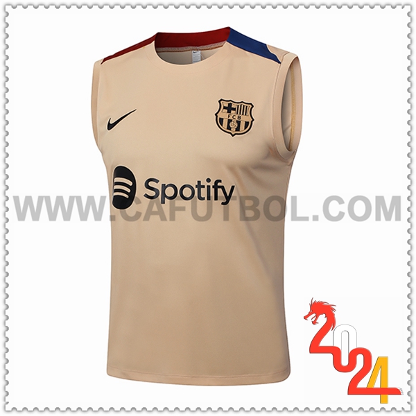 Chalecos de Futbol FC Barcelona Marrón/Azul/Rojo 2024 2025