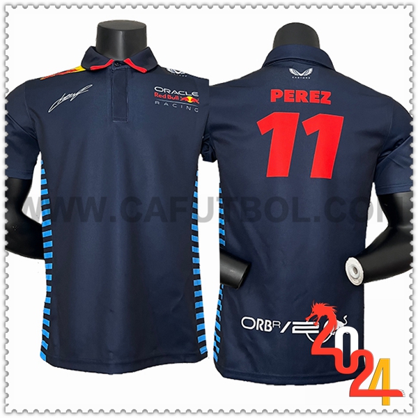 Polo F1 RedBull Racing Team (PEREZ #11) Azul Oscuro 2024