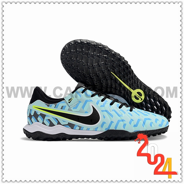 Nike Zapatos Futbol Tiempo Legend X Academy TF Negro/Azul