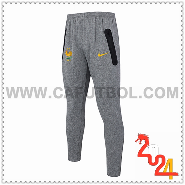 Pantalones Entrenamiento Francia Gris 2024 2025