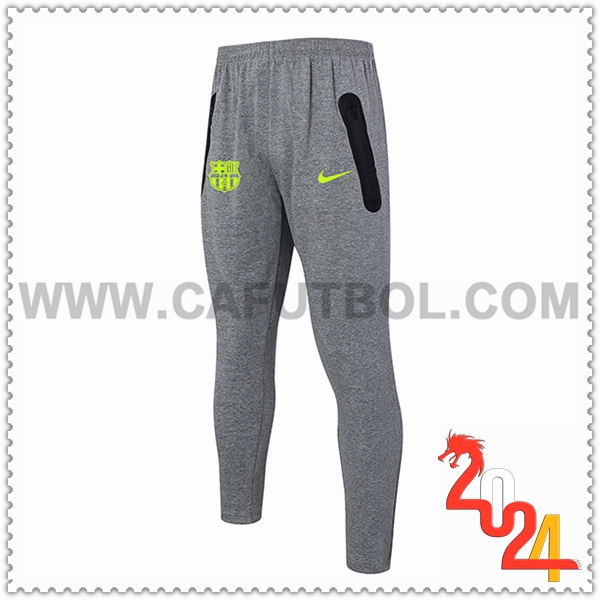 Pantalones Entrenamiento FC Barcelona Gris 2024 2025 -02