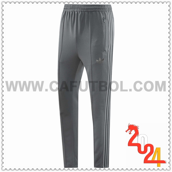 Pantalones Entrenamiento Adidas Gris 2024 2025