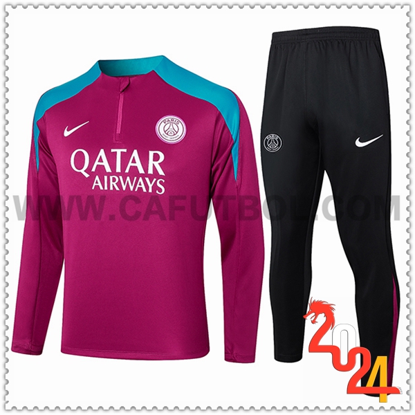 Chandal Futbol PSG Violeta/Azul 2024 2025