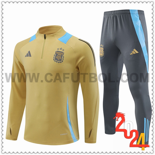 Chandal Futbol Argentina Amarillo/Azul 2024 2025