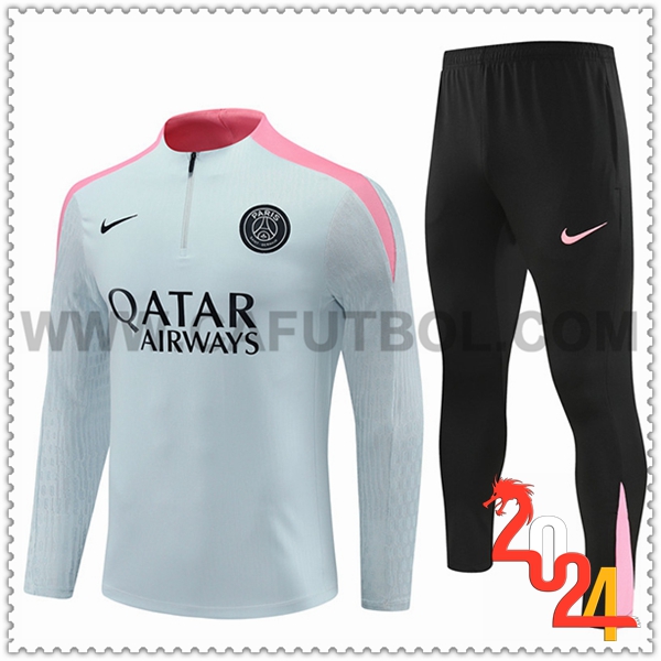 Chandal Futbol PSG Gris/Rosa 2024 2025