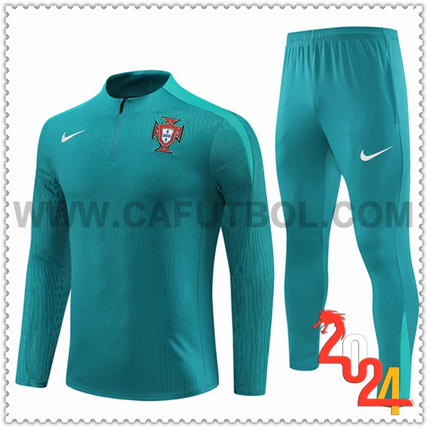 Chandal Futbol Portugal Verde 2024 2025