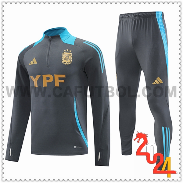 Chandal Futbol Argentina Gris/Azul 2024 2025