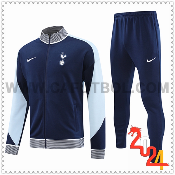 Chandal Chaquetas Futbol Tottenham Hotspur Azul 2024 2025