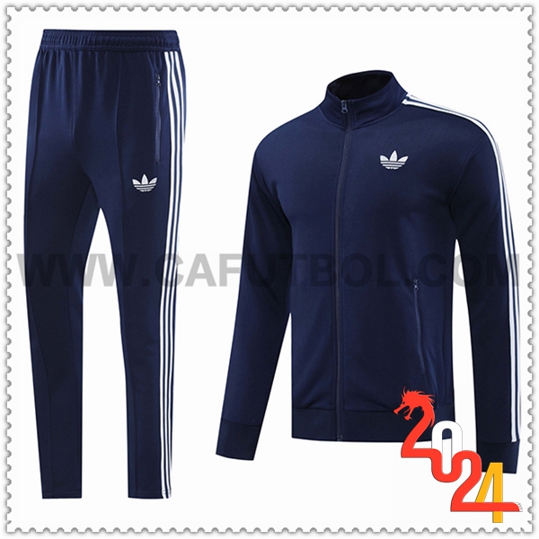 Chandal Chaquetas Futbol Adidas azul real 2024 2025