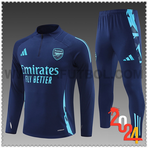 Chandal Futbol Arsenal Ninos azul real 2024 2025