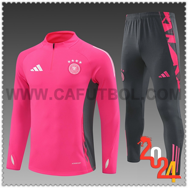 Chandal Futbol Alemania Ninos Rosa/Gris 2024 2025