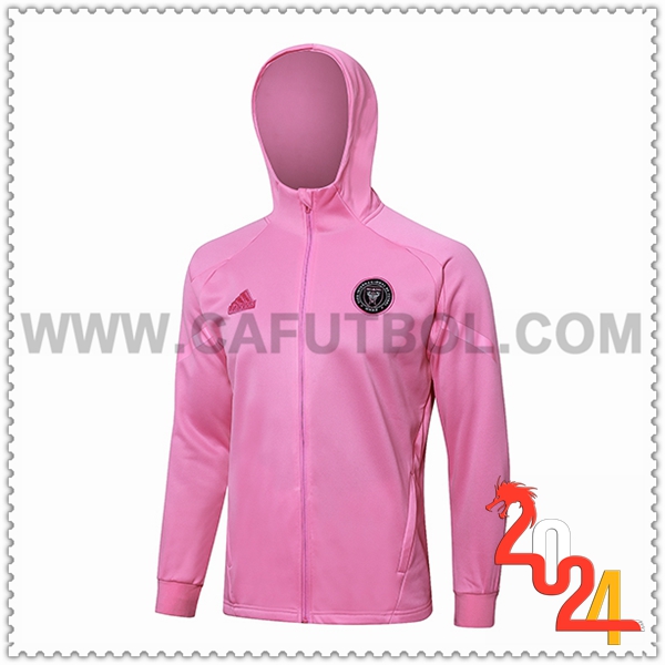 Chaqueta Con Capucha Inter Miami CF Rosa 2024 2025