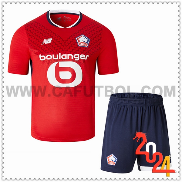 Primera Nuevo Equipacion del Lille LOSC Ninos 2024 2025