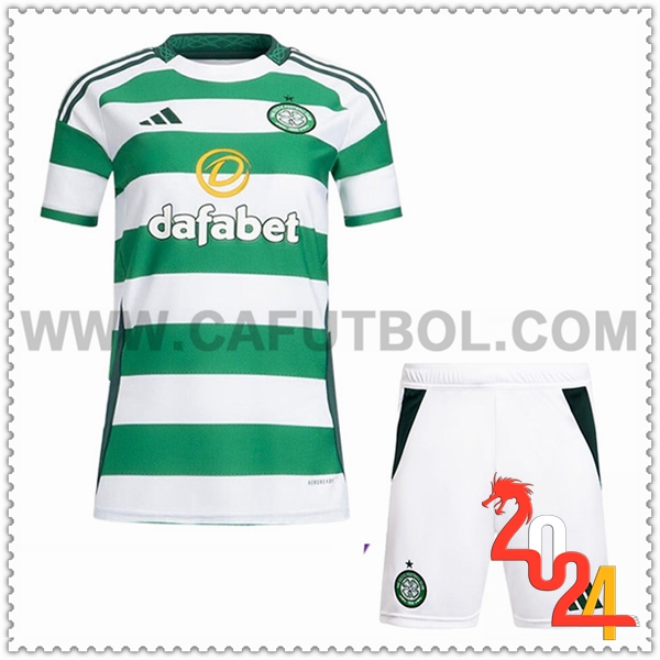 Primera Nuevo Equipacion del Celtic FC Ninos 2024 2025