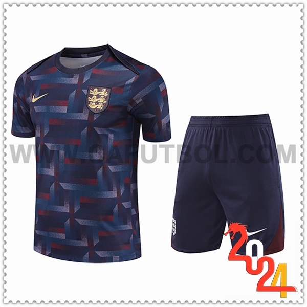 Camiseta Entrenamiento Inglaterra Azul Oscuro 2024 2025